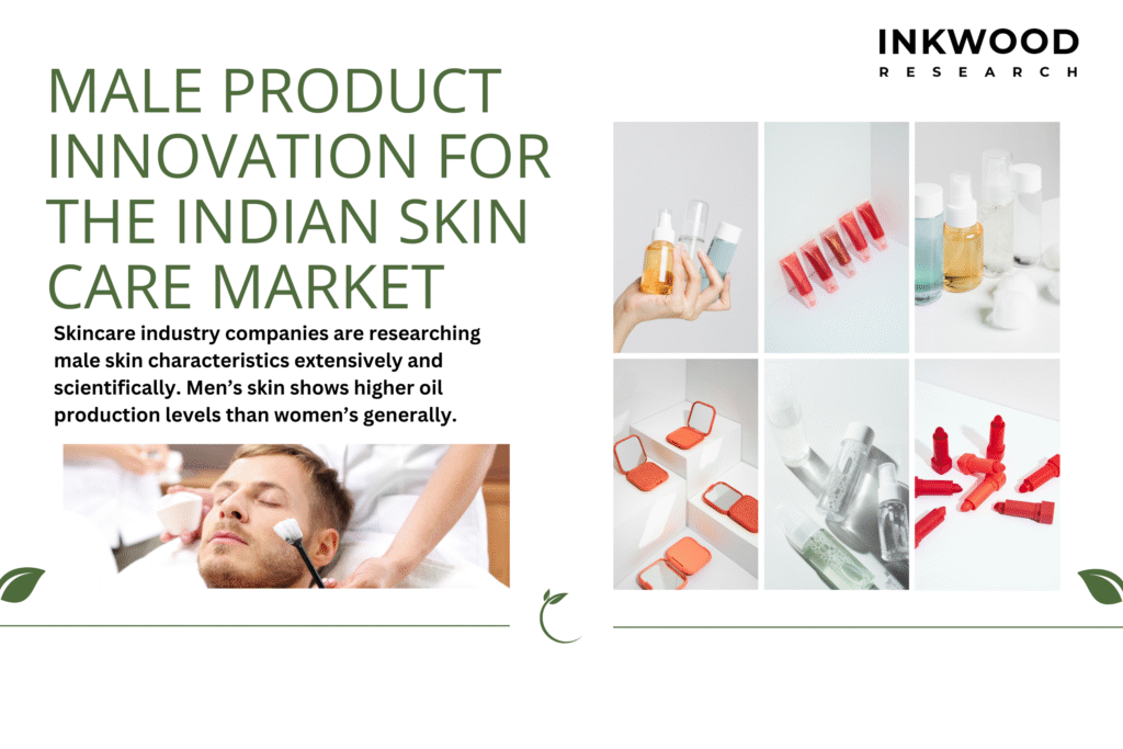 Product innovation men’s skincare India skin care market male-specific formulations skincare industry