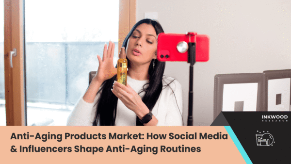 Anti-Aging Products Market How Social Media & Influencers Shape Anti-Aging Routines Beauty industry market value visualization with upward trending arrows and dollar amounts