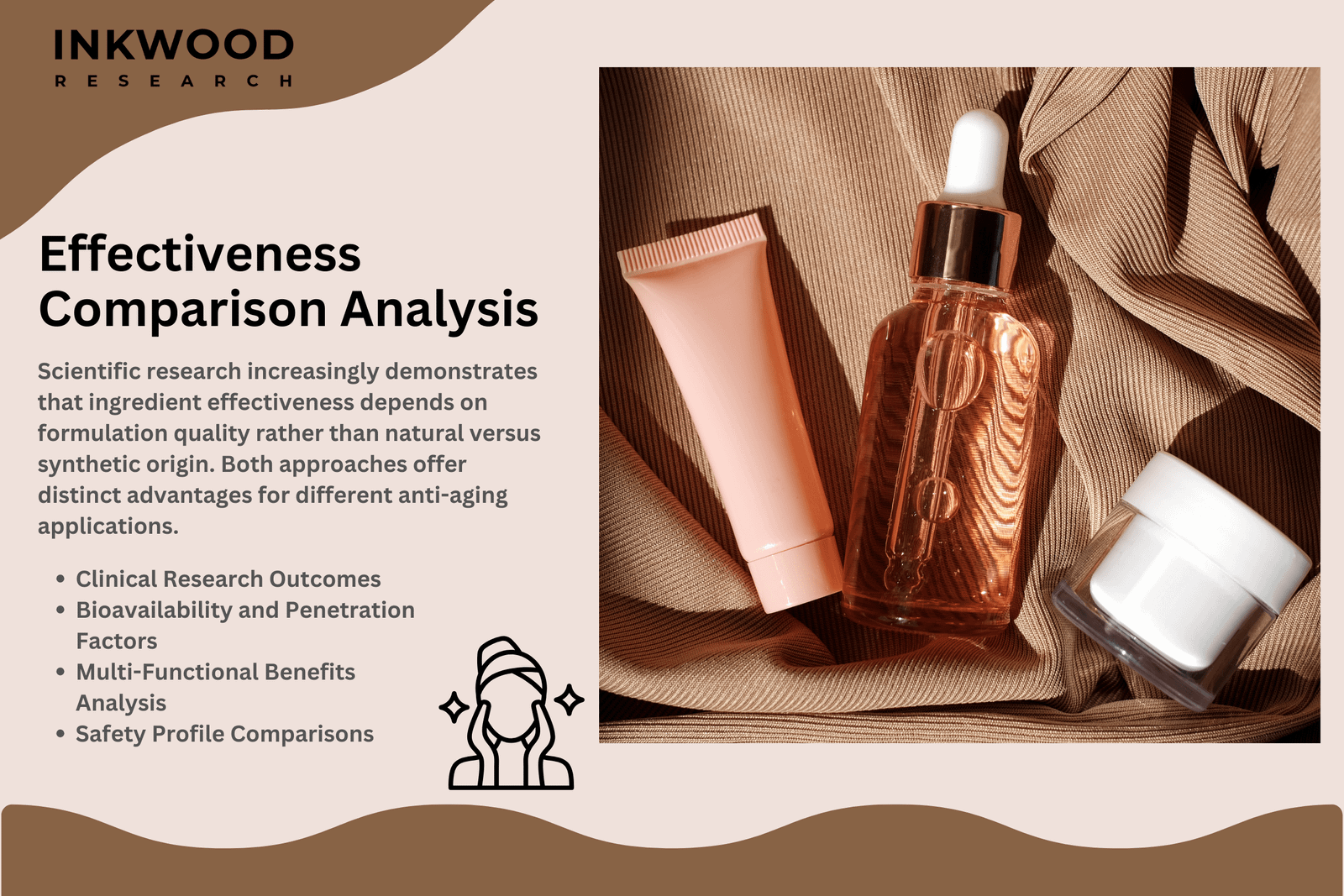 Scientific research data comparing natural and synthetic anti-aging ingredient clinical effectiveness