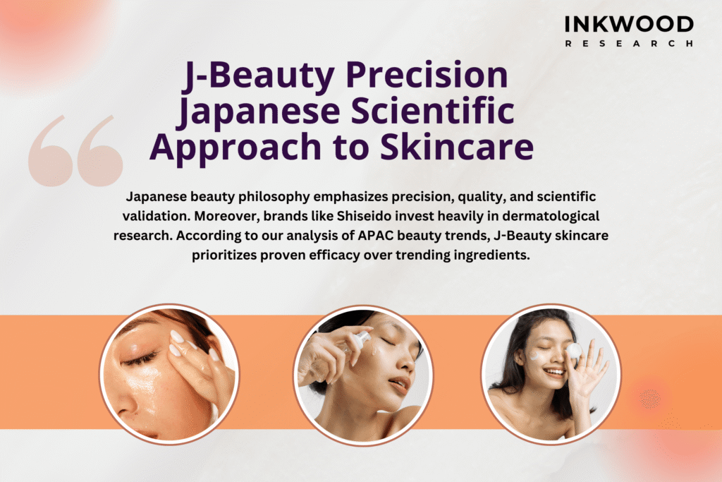 Japanese beauty scientific research laboratory showing precision testing equipment clinical validation J-Beauty skincare development process