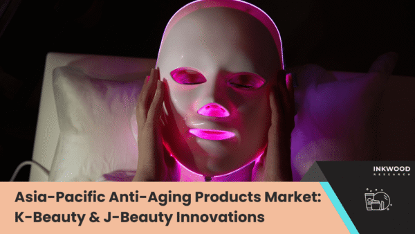 K-Beauty & J-Beauty Innovations K-Beauty and J-Beauty anti-aging products showcase featuring Korean fermented serums Japanese precision skincare Asia-Pacific 18.9 billion market value