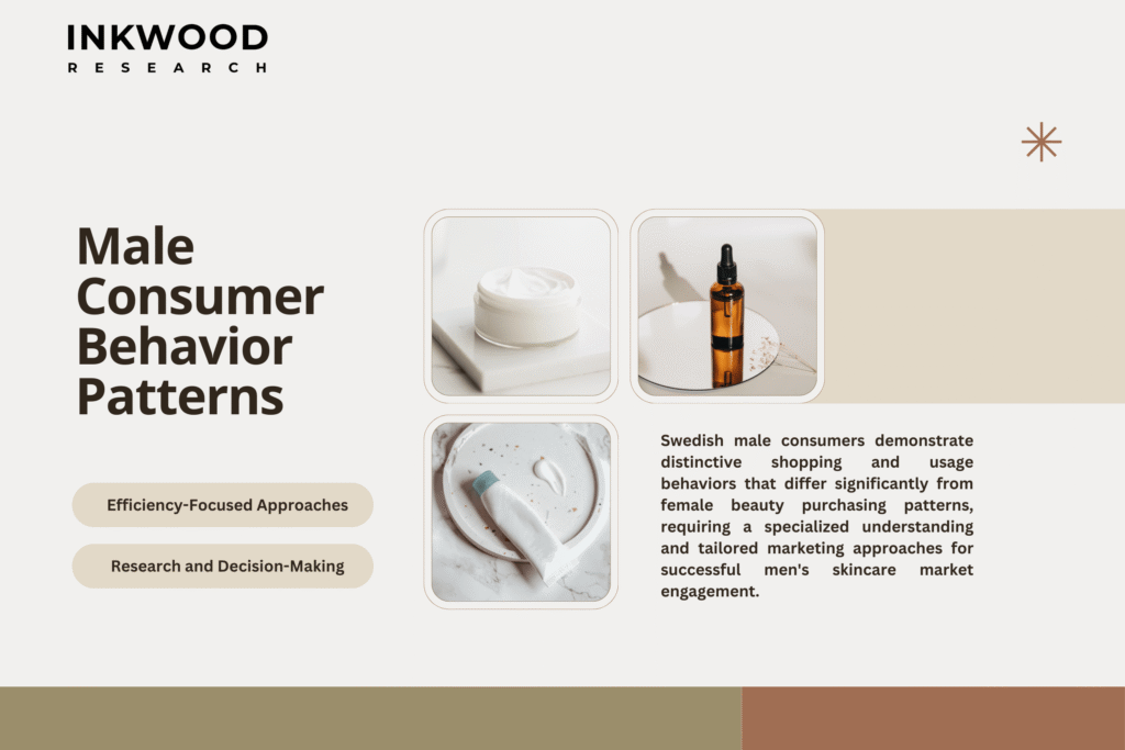 Male hands holding multifunctional skincare product while checking ingredients list demonstrating informed purchasing
