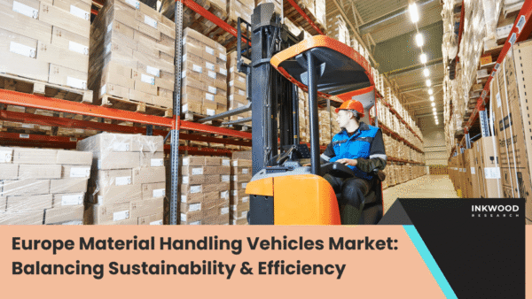 Europe Material Handling Vehicles Market Balancing Sustainability & Efficiency Europe material handling vehicles market showing electric warehouse vehicles and sustainable logistics automation solutions