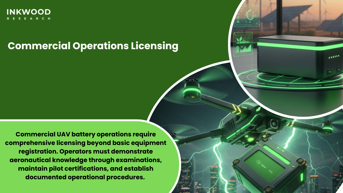 Commercial drone pilot training certification program showing operational safety procedures and GACA licensing requirements