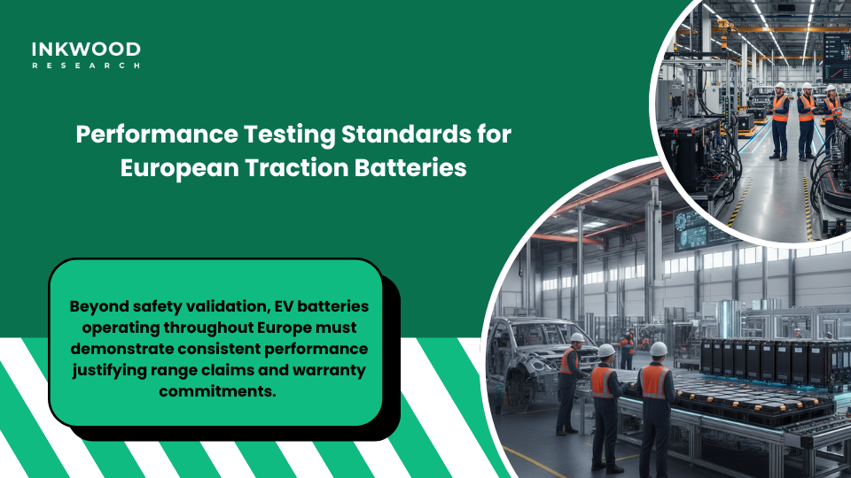 Performance testing standards IEC 62660 ISO 12405 for EV battery systems and traction applications
