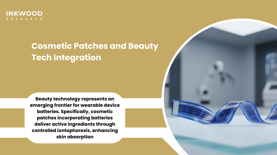wearable battery technology in cosmetic patches and beauty device applications