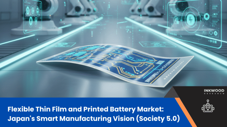 Japan flexible thin film and printed battery market | Society 5.0 smart manufacturing with wearable device batteries micro battery solutions