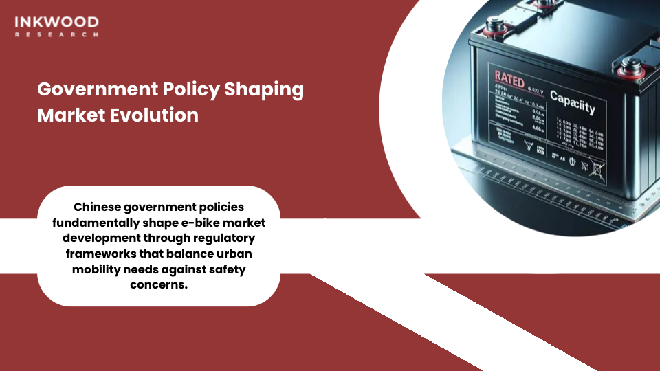 Chinese government electric vehicle policies showing e-bike regulations and green transportation initiatives