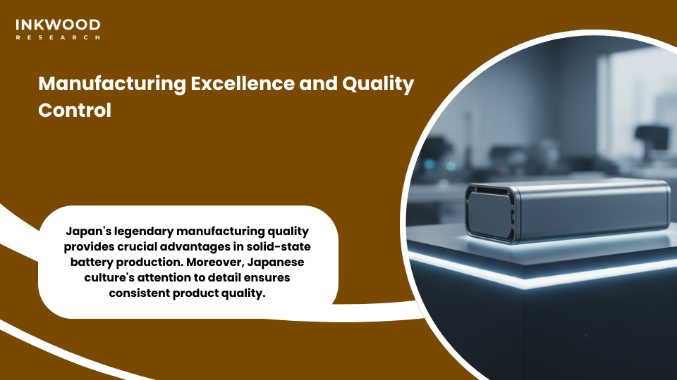 Japan manufacturing excellence solid-state battery quality control production systems precision engineering