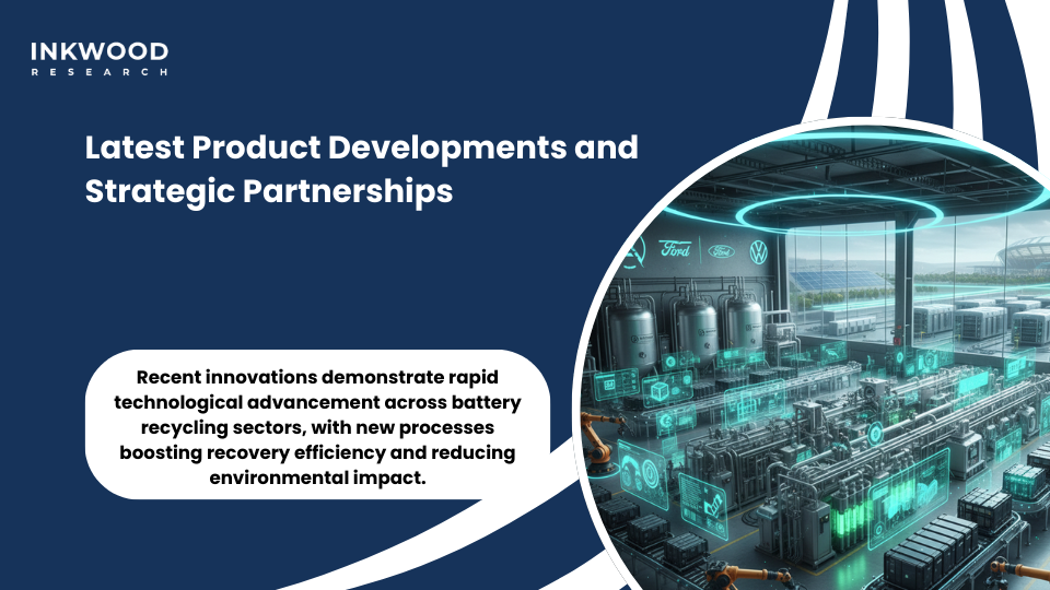 Latest battery recycling product developments showing second-life applications and partnerships