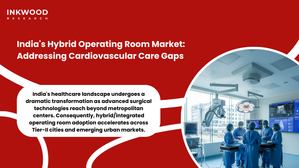 India hybrid operating room market growth showing cardiovascular surgery infrastructure expansion across Tier-II cities emerging urban markets