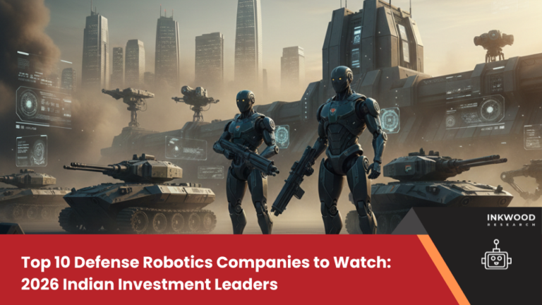 Top 10 defense robotics companies in India 2026, driven by iDEX, autonomous systems, military modernization & UAV drone manufacturing growth
