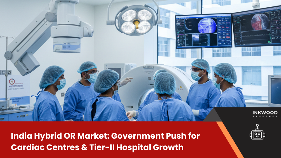 indiaprihormain img India hybrid OR market driven by integrated operating room adoption for cardiac surgery in private hospital chains & government initiatives.