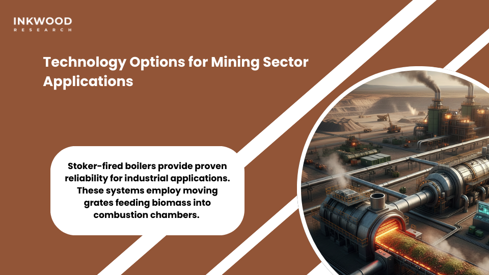Industrial biomass boiler technology options for mining sector thermal energy requirements