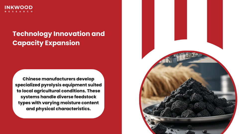 Biochar technology innovation capacity expansion new production systems China market