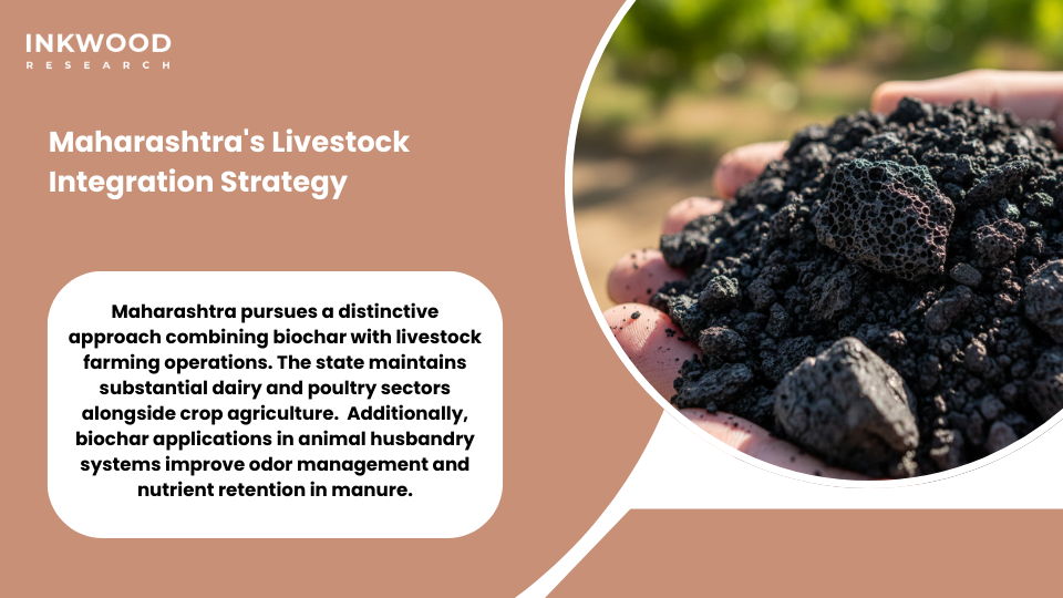 Maharashtra livestock farming integration with biochar for soil fertility enhancement