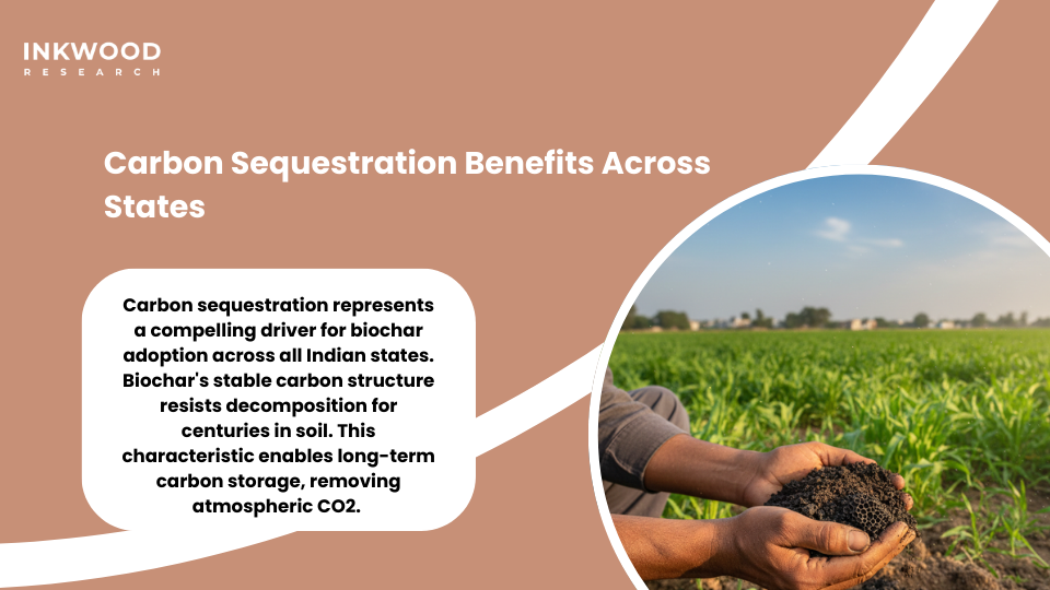 Carbon sequestration climate change mitigation through biochar Global Biochar Market expansion