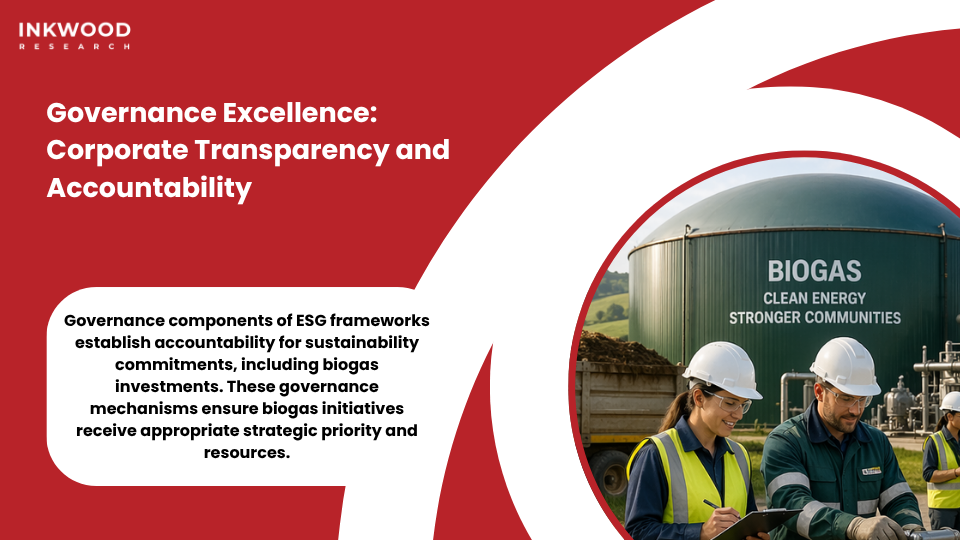Corporate governance frameworks integrating United States biogas market investments for decarbonization vehicle fuel electricity heat applications