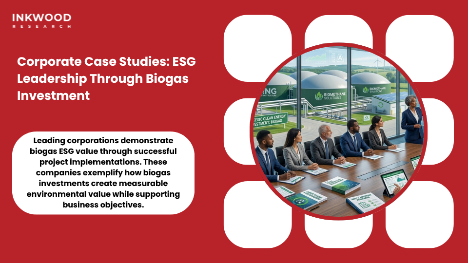 Corporate ESG leadership case studies showing planet biogas air liquide biogas fuels international United States market innovation