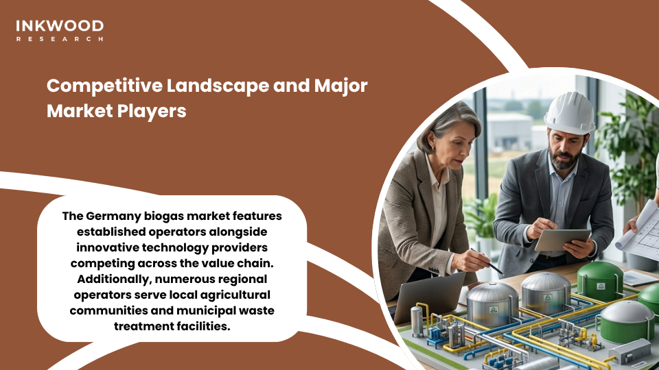 Major Germany biogas market players including air liquide envitech biogas and biogas Scandinavian driving renewable energy innovation