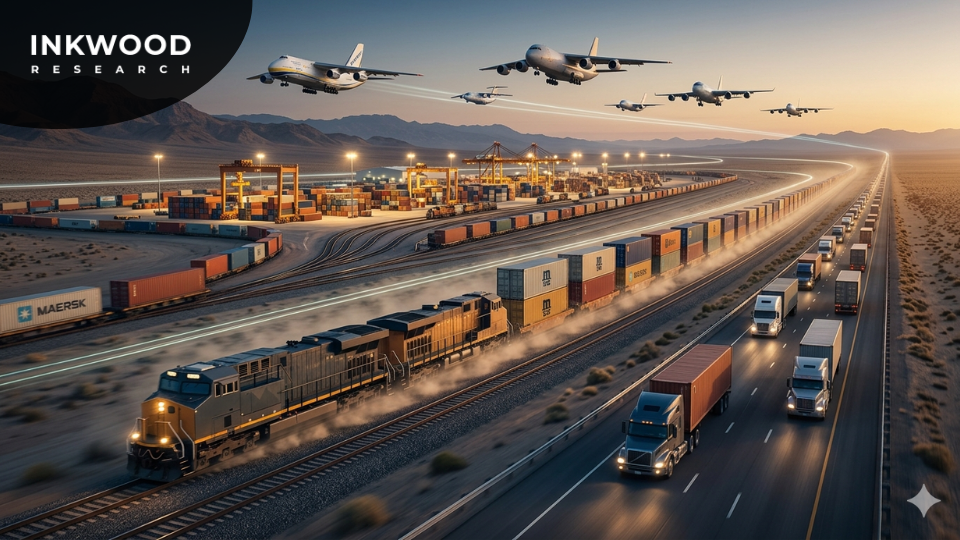 Alternative logistics land-bridge operators capturing freight diverted from Strait of Hormuz disruption 2026