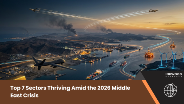 Explore the top 7 industries thriving amid geopolitical tension surrounding the 2026 Middle East crisis, including defense & cybersecurity.