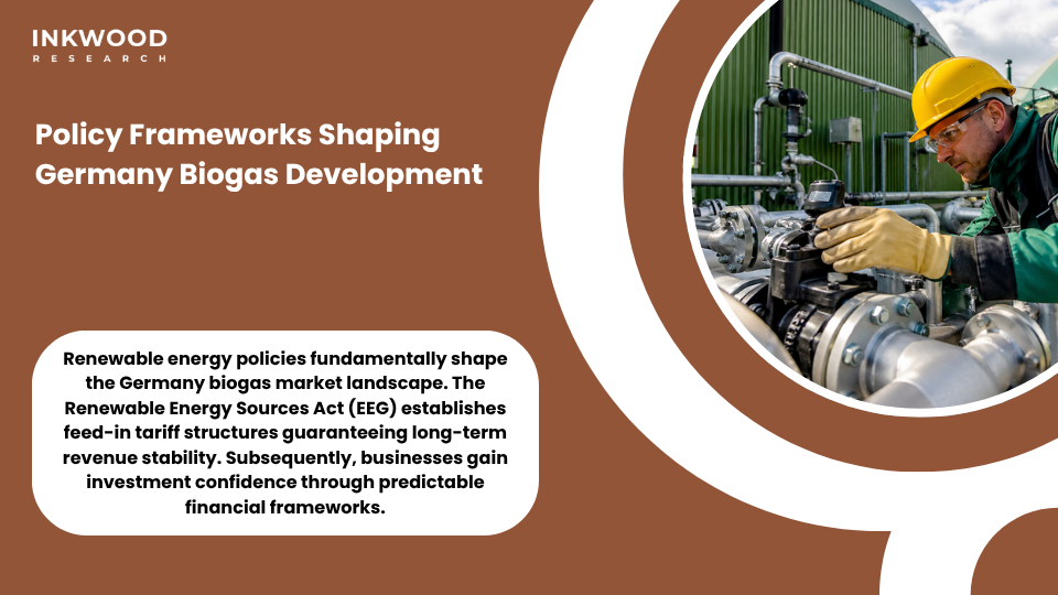 German renewable energy policy framework supporting upgraded biogas integration into cooking gas and vehicle fuel infrastructure