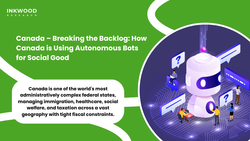 Canada autonomous RPA bots public sector government digital transformation intelligent process automation enterprise