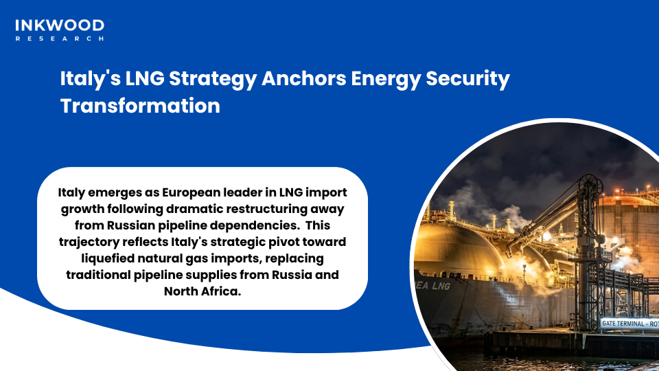 Italy LNG regasification terminals expansion supporting energy security and regional gas hub development