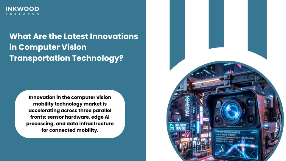 Latest innovations in computer vision transportation technology including LiDAR camera fusion edge AI and real-time object detection for smart mobility solutions