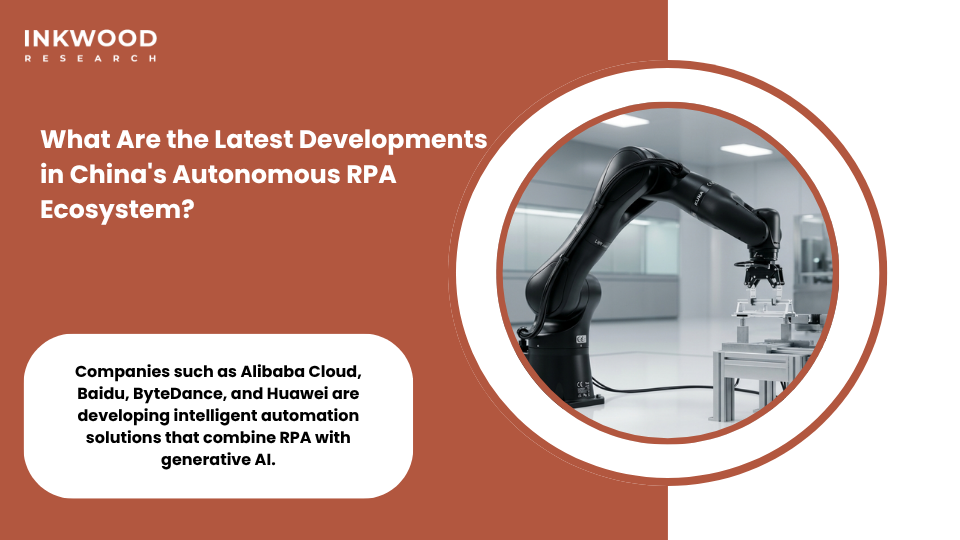 China autonomous RPA ecosystem latest developments Alibaba Cloud Baidu ByteDance Huawei intelligent automation bots enterprise