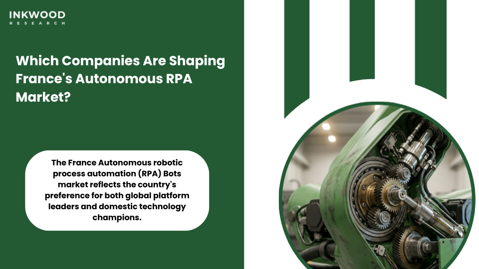 Key players in France autonomous RPA bots market including Atos Capgemini UiPath and Automation Anywhere competing in French enterprise automation sector