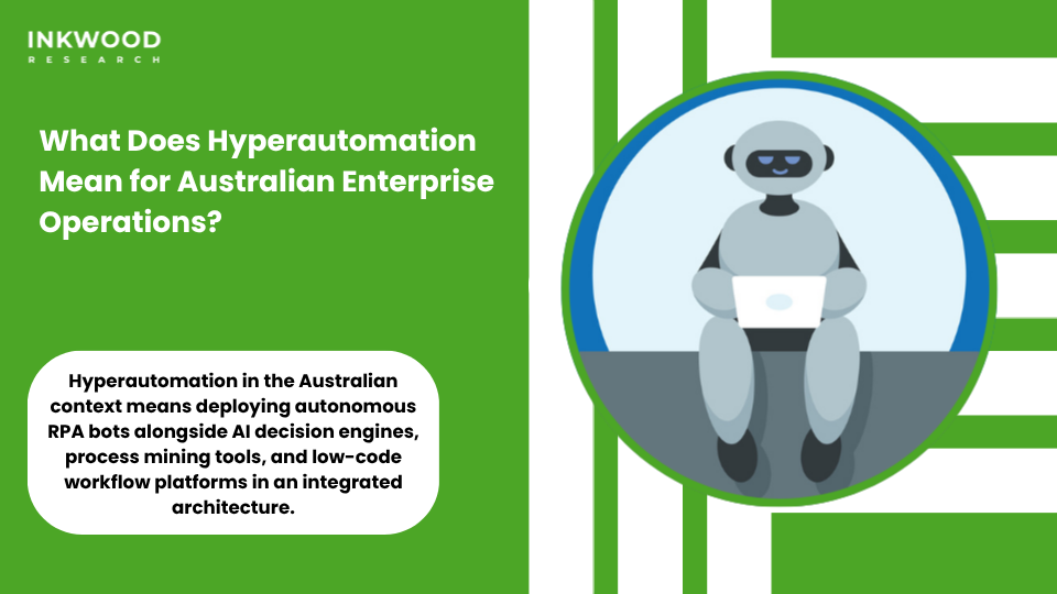Australia hyperautomation enterprise operations autonomous RPA bots AI decision engines process mining end-to-end automation integration
