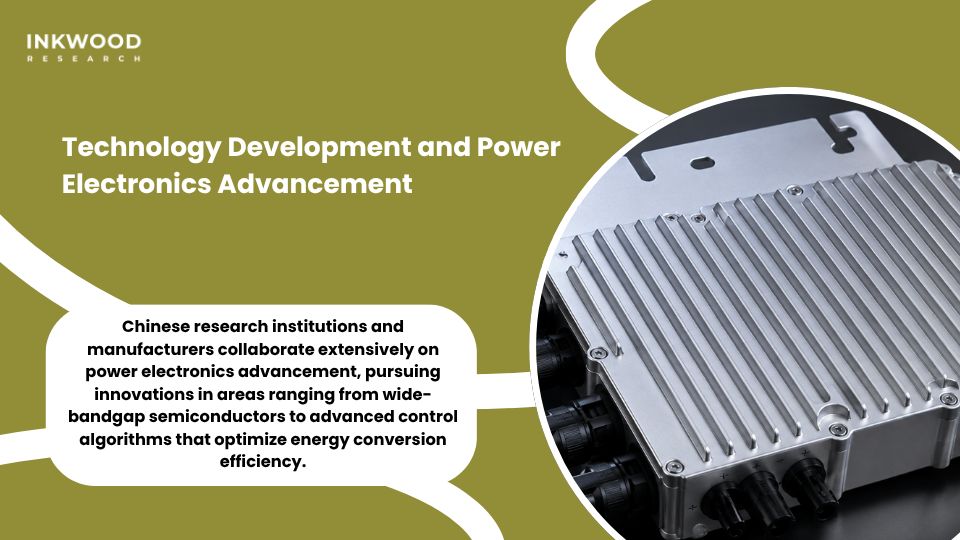 Research laboratory showing development of advanced power electronics and solar technology innovations for solar microinverter applications