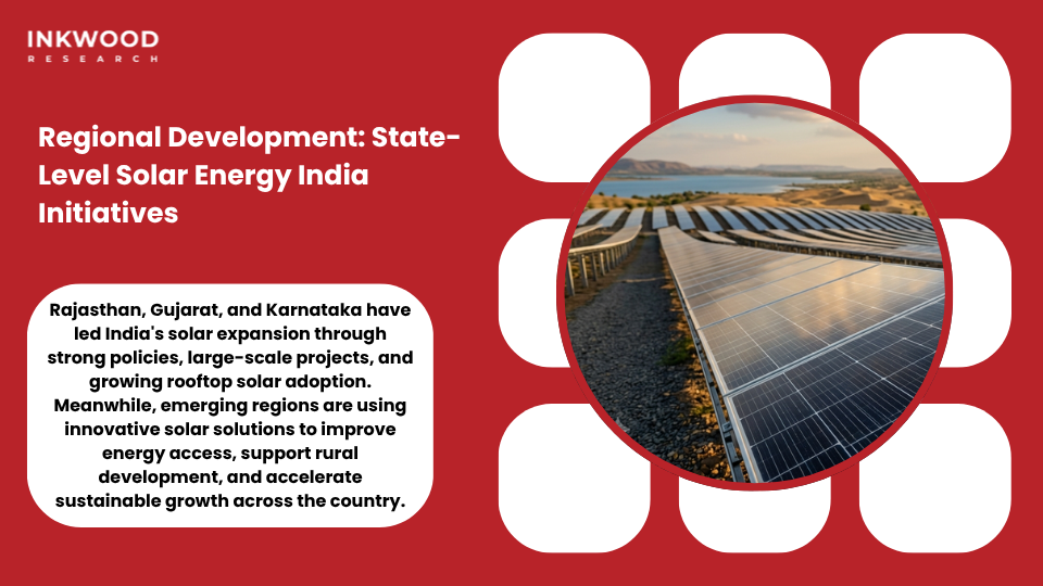 India state-level solar deployment map showing regional capacity distribution, photovoltaic installations, and renewable energy infrastructure across provinces