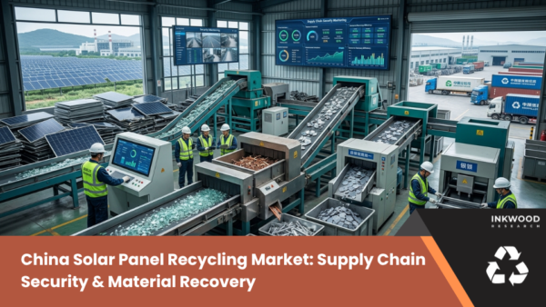 China's solar panel recycling strategy includes supply chain security, material recovery & raw material sourcing via the circular economy.