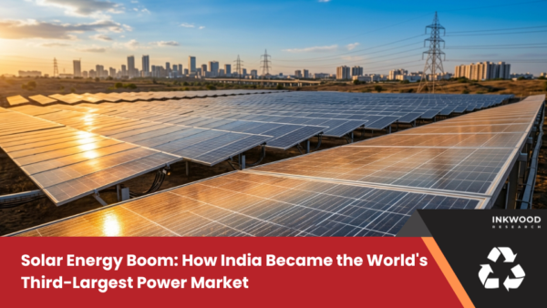 blogpr main (35) India solar energy market surged to third globally, linked to clean energy goals, sustainable PV waste management & solar power.