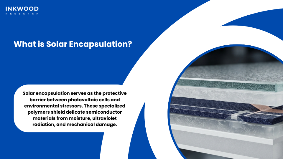 Solar encapsulation materials protecting crystalline silicon photovoltaic modules in renewable energy applications