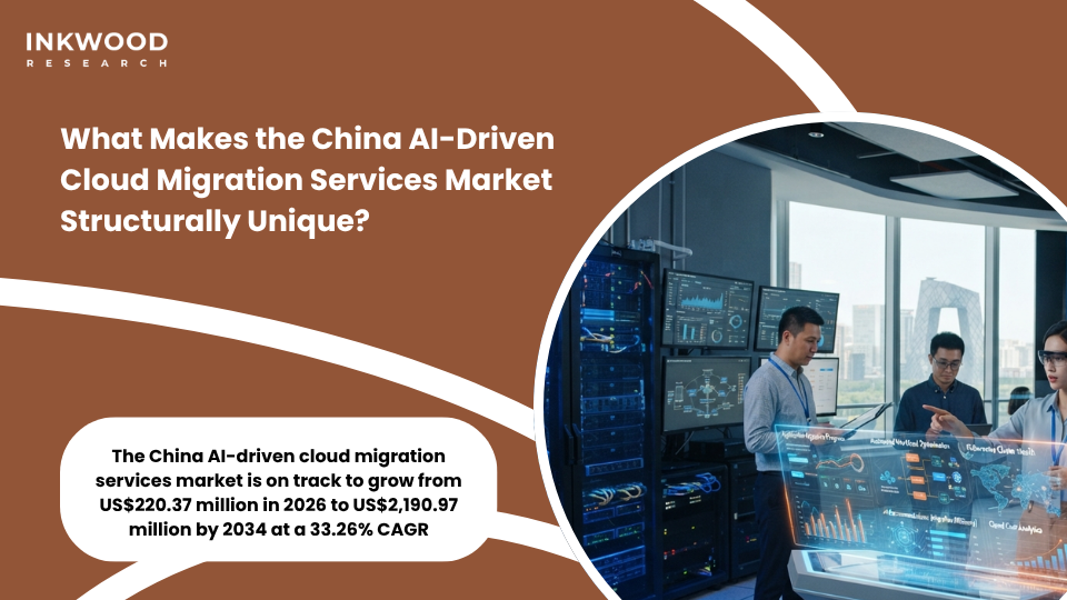 China AI-driven cloud migration services market structure showing data localization laws digital economy strategy and domestic hyperscaler advantages over global providers