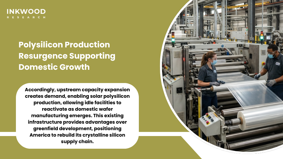 Polysilicon production facilities reactivating to support the United States crystalline silicon solar manufacturing expansion