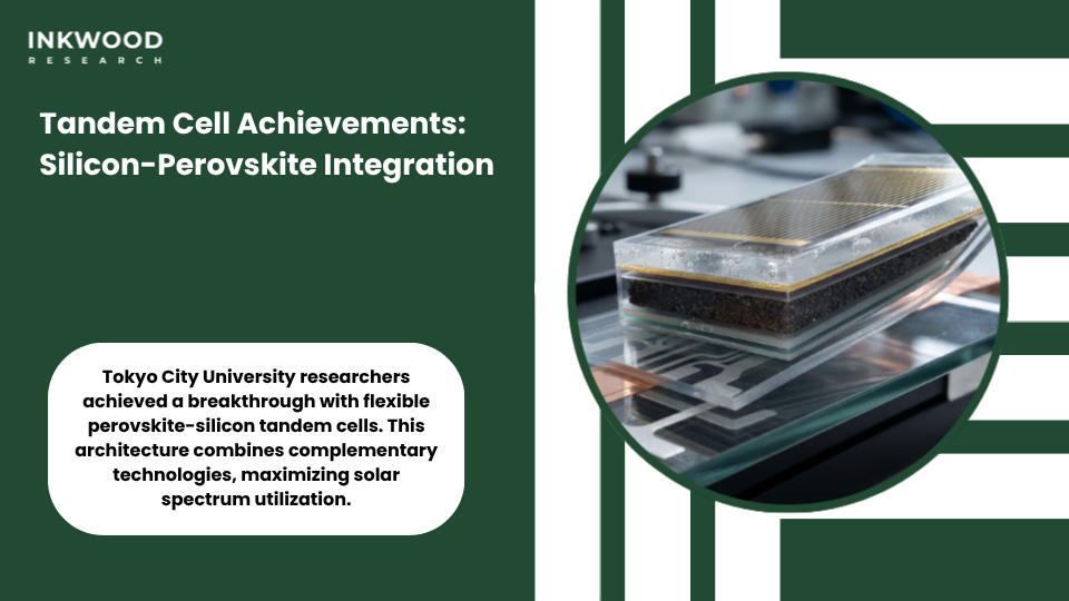 Tandem solar cell architecture combining perovskite and silicon heterojunction technologies achieving record efficiency