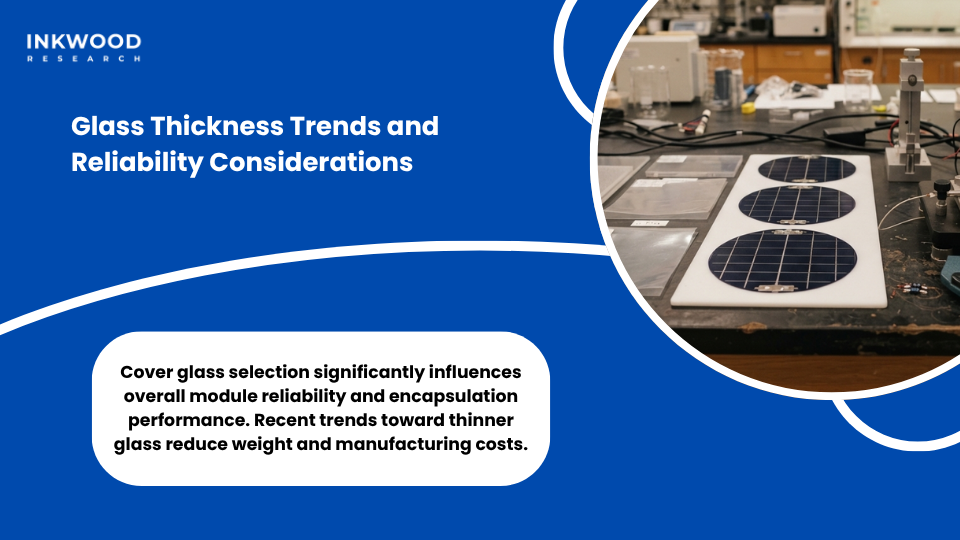 Glass thickness variations impacting hail resistance and structural reliability in crystalline silicon solar module manufacturing