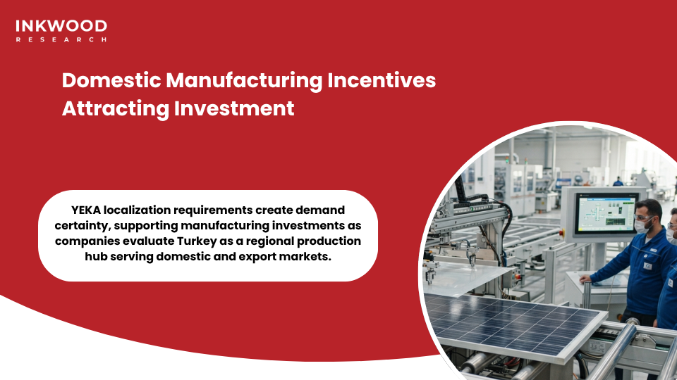 Domestic manufacturing incentives attracting crystalline silicon photovoltaic production investments in Turkey