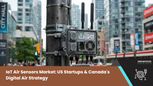 Explore air quality IoT sensors market in the United States & Canada; insights on IoT air quality monitoring & indoor air quality sensors.