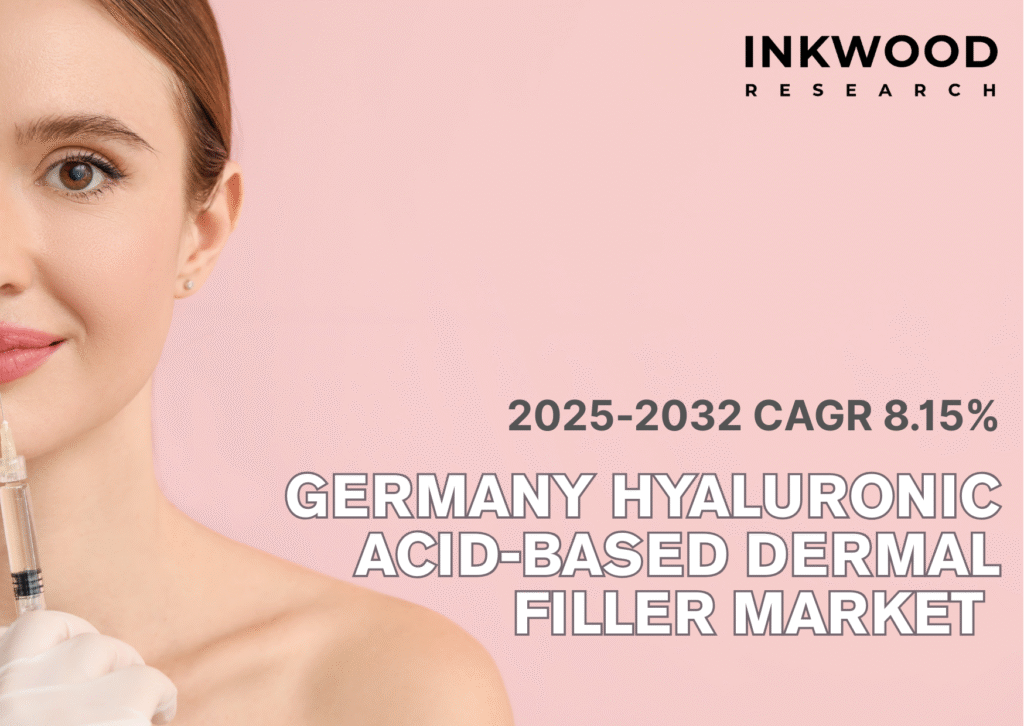 The Germany HA-based dermal filler market is boosted by the rise in hyaluronic acid treatments & HA-based fillers for anti-aging procedures.