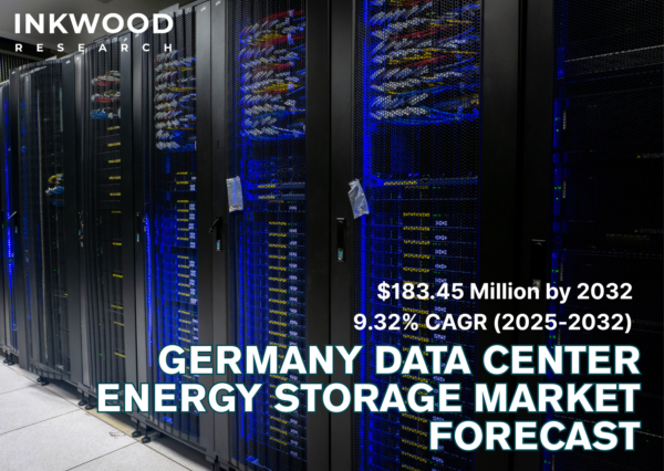 Image of Germany's data center energy storage market: key energy storage solutions, lithium-ion batteries & renewable energy for sustainable power.