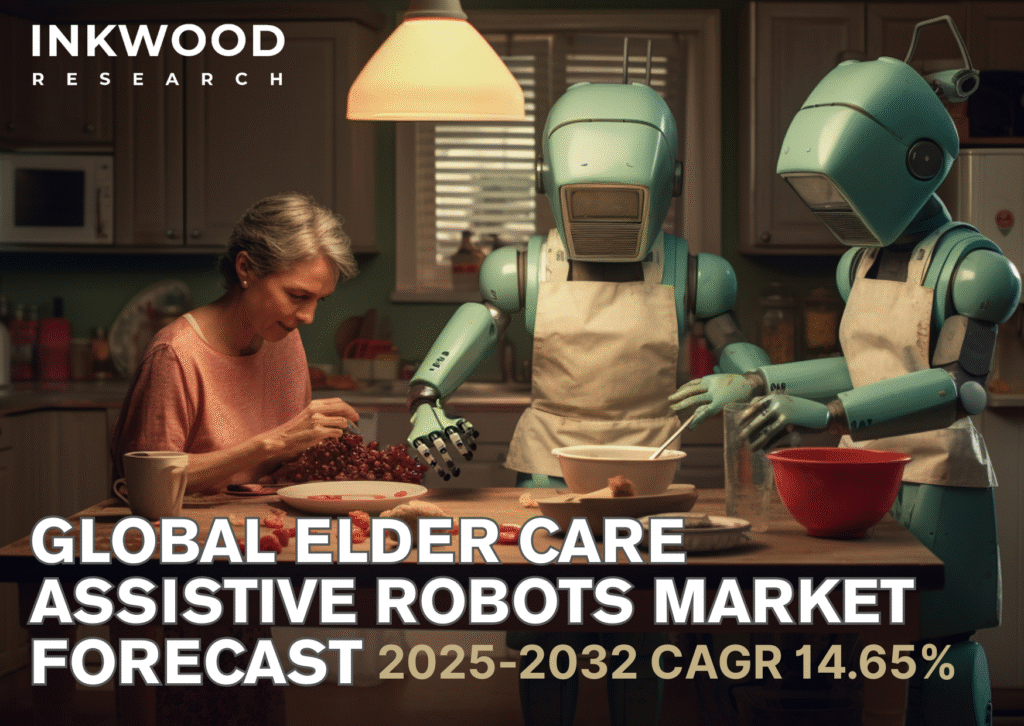 Image depicting the elder care assistive robots market is rising as aging populations drives the demand for AI, assistive tech & elder care provider support.